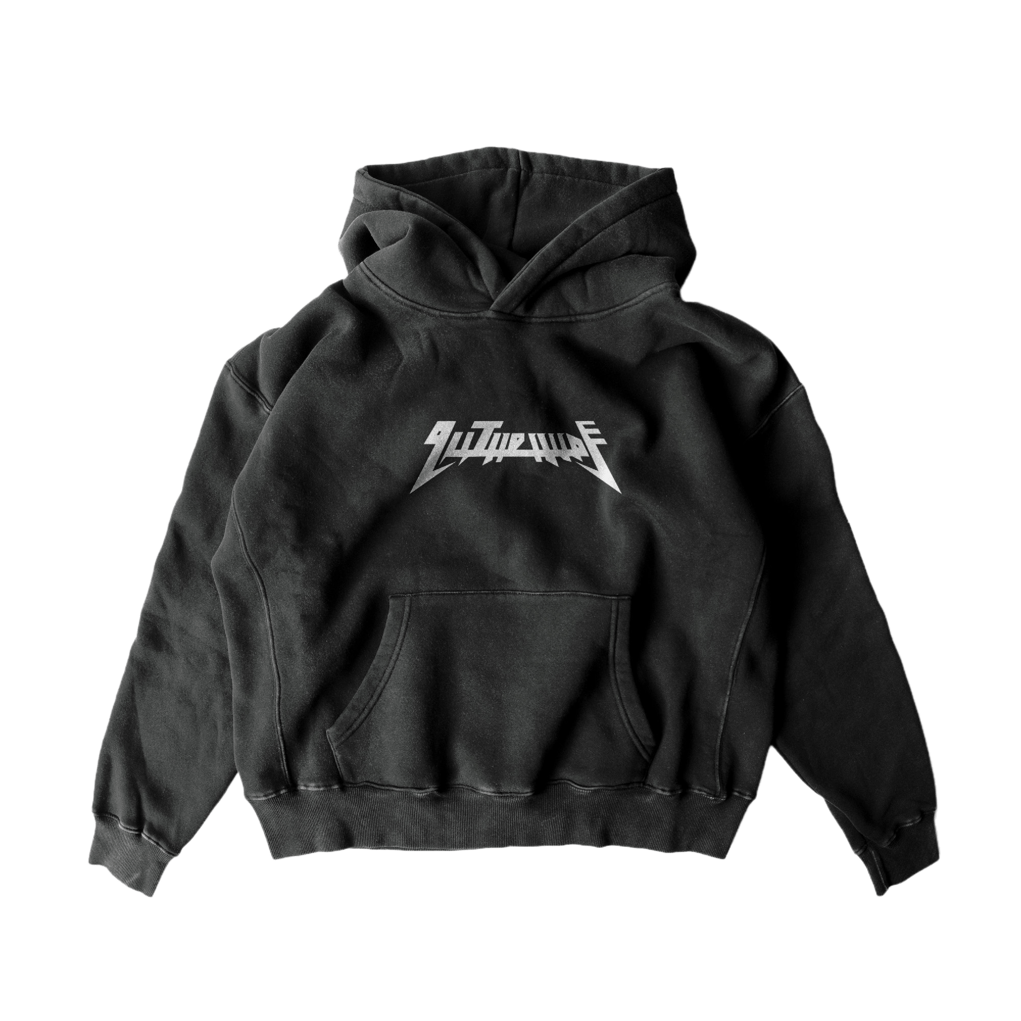 ANTIHEROES hoodie - vintage washed black